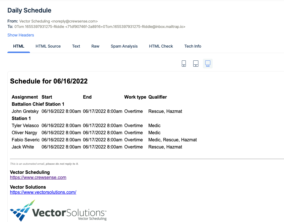 Vector Scheduling Release Announcement - June 21, 2022