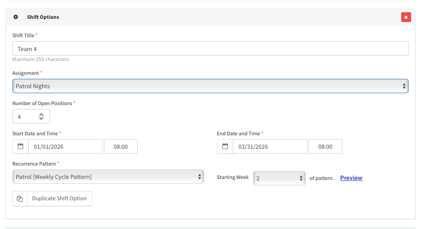 How to Create and Manage a Shift Bid