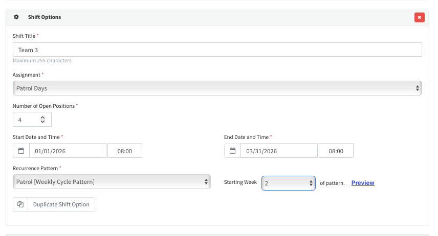 How to Create and Manage a Shift Bid