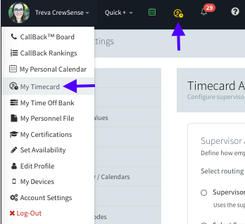 Electronic Timecards – Employee Quick Start